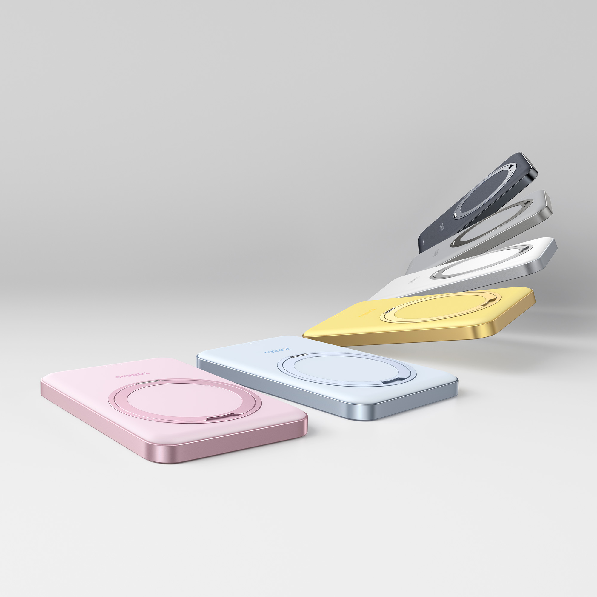 图拉斯小冰块360&deg;支架磁吸充电宝-磁吸充电宝-图拉斯TORRAS